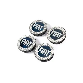 Wheel center caps V3 49/42.5 mm blue (4 pcs, 46746586) photo 1