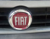 Fiat Emblem (red V2, self-adhesive) 95 mm photo 3