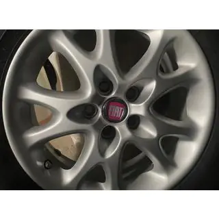 Wheel center caps V2 49/42.5 mm red (4 pcs, 0735448759) photo 1