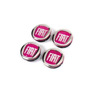 Wheel center caps V2 49/42.5 mm red (4 pcs, 0735448759) photo 3