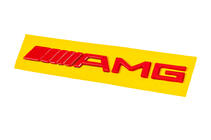 Mercedes-Benz Badge AMG (20cm, ABS, red) photo 1