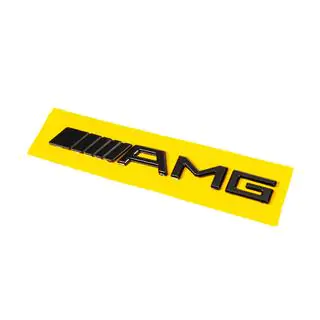 AMG Badge (20cm, ABS, Black) photo 1
