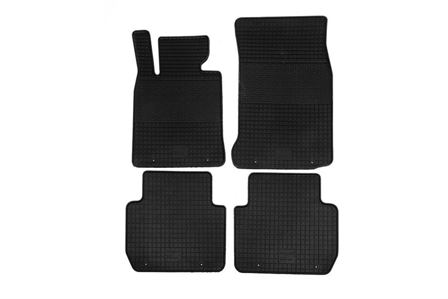 BMW 3 Series E46 1998-2006 Rubber Floor Mats (4 pcs, Polytep) Photo 1
