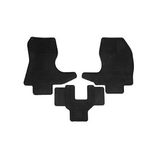 Rubber Floor Mats (3 pcs, Polytep) Ford Transit 1986-1991 photo 1