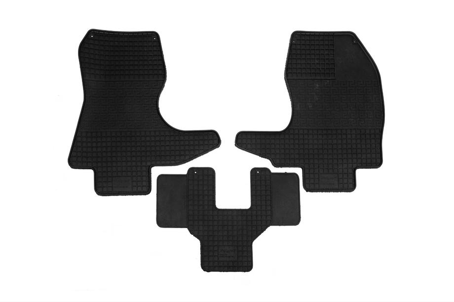 Ford Transit 1986-1991 Rubber Floor Mats (3 pcs, Polytep) Image