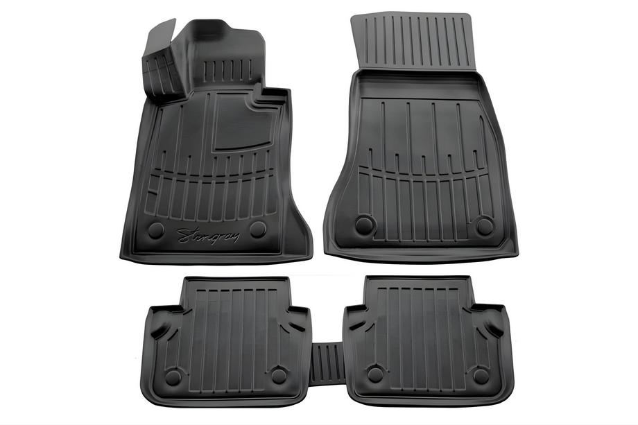 BMW 5 Series G30/G31 2017–2023 Stingray 3D Rubber Floor Mats (5 pcs, Polyurethane) Image