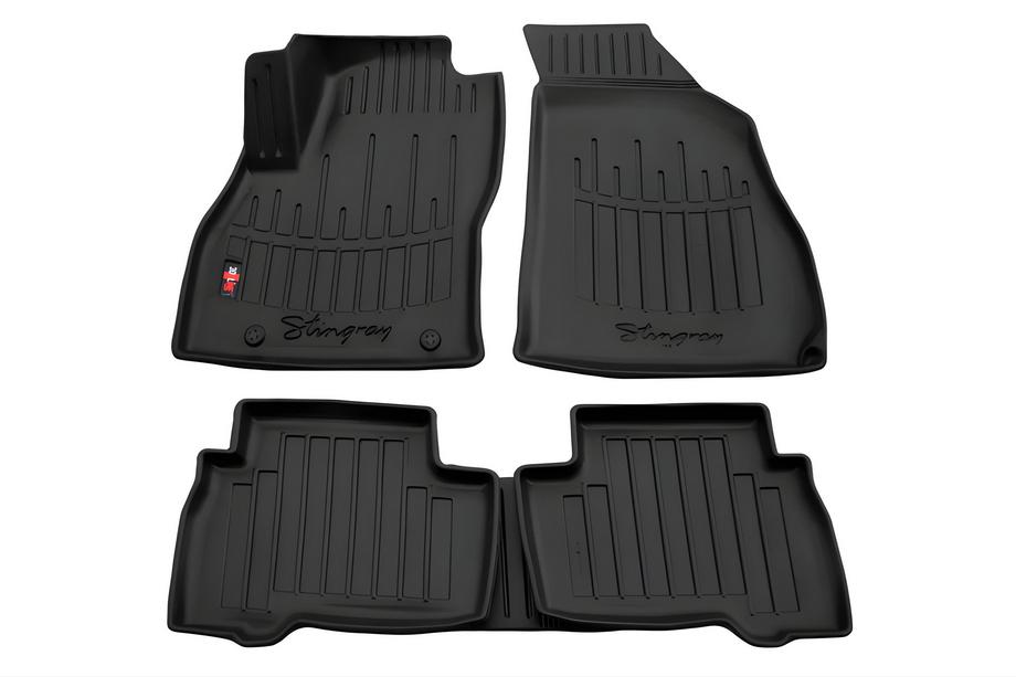 Fiat Fiorino/Qubo 2008-2024 Stingray 3D Rubber Floor Mats (5 pcs, Polyurethane) Photo 1