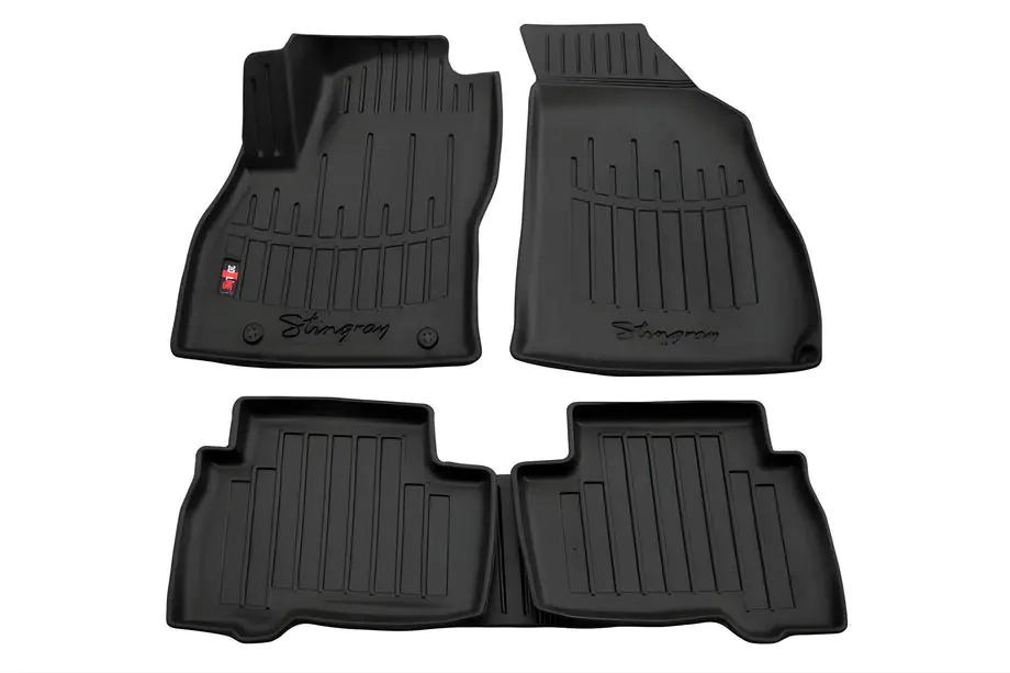 Peugeot Bipper 2008-2017 Stingray 3D Rubber Floor Mats (5 pcs, Polyurethane) Image