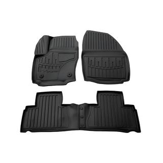 Rubber Floor Mats Stingray 3D (2011-2014, 4 pcs, Polyurethane, Clip FC2) Ford S-Max 2007-2014