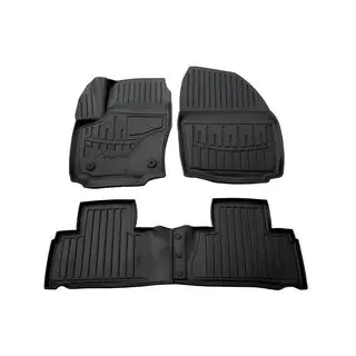 Rubber Floor Mats Stingray 3D (2011-2014, 4 pcs, Polyurethane, Clip FC2)