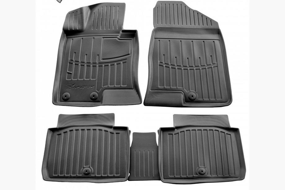 Kia Optima 2010-2016 Stingray 3D Rubber Floor Mats (5 pcs, Polyurethane) Image
