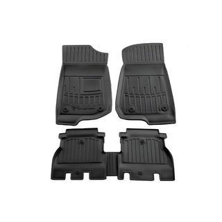 Stingray 3D Floor Mats (5D, 5 pcs, Polyurethane) Jeep Wrangler 2018- photo 1