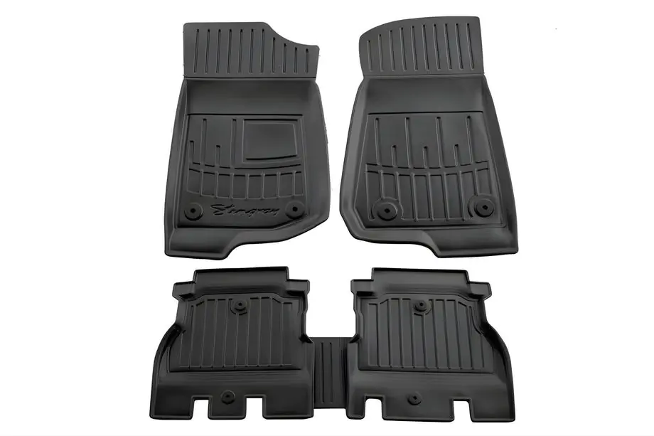 Jeep Wrangler 2018- Stingray 3D Floor Mats (5D, 5 pcs, Polyurethane) Image