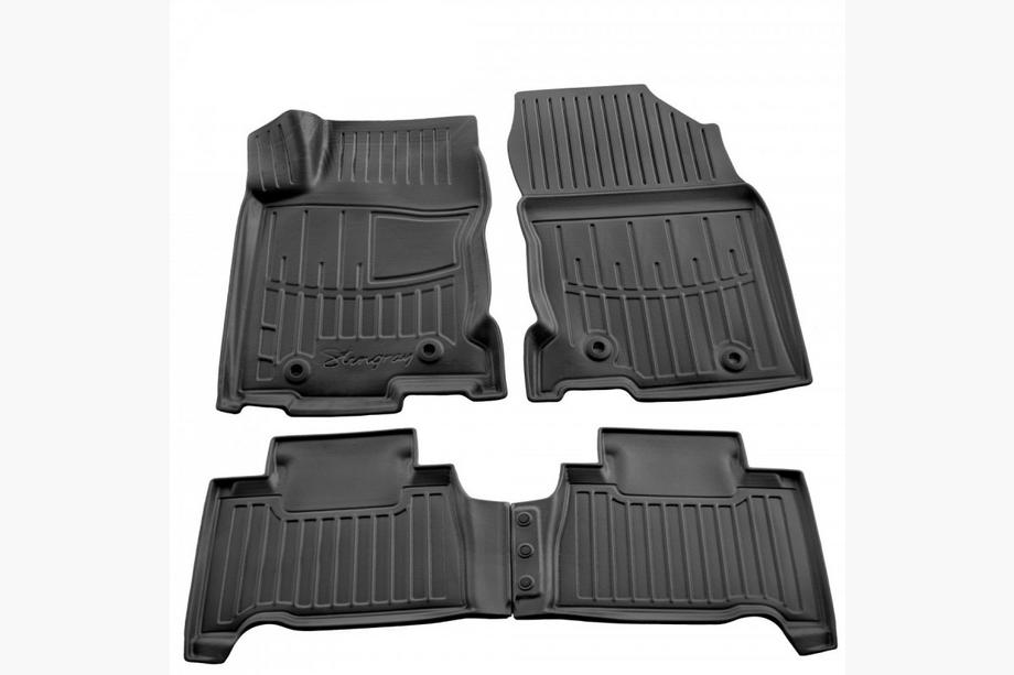 Lexus NX 2014-2021 Stingray 3D Rubber Floor Mats (5 pcs, Polyurethane) Image