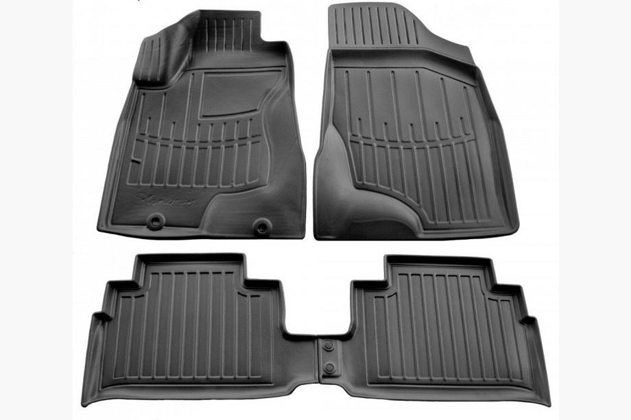 Lexus RX 2003-2009 Stingray 3D Rubber Floor Mats (4 pcs, Polyurethane) Image
