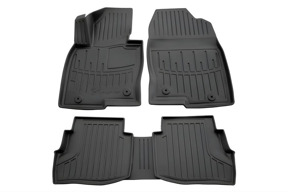 Mazda CX-9 2017- Stingray 3D Rubber Floor Mats (5 pcs, Polyurethane) Image