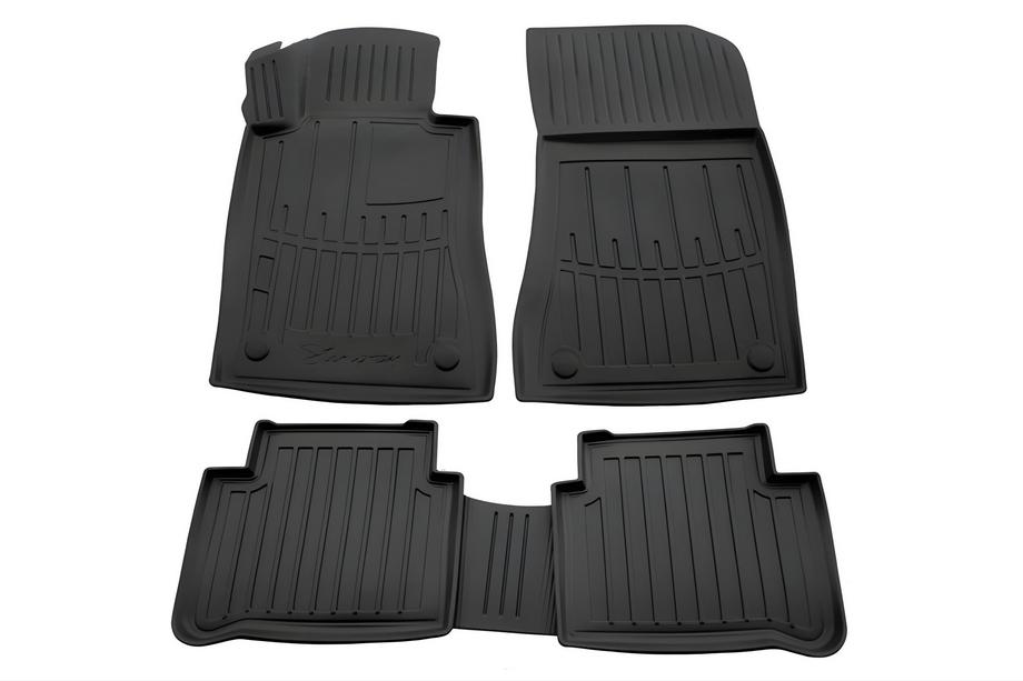 Mercedes E-class W211 2002-2009 Stingray 3D Rubber Floor Mats (2WD, 5 pcs, Polyurethane) Photo 1