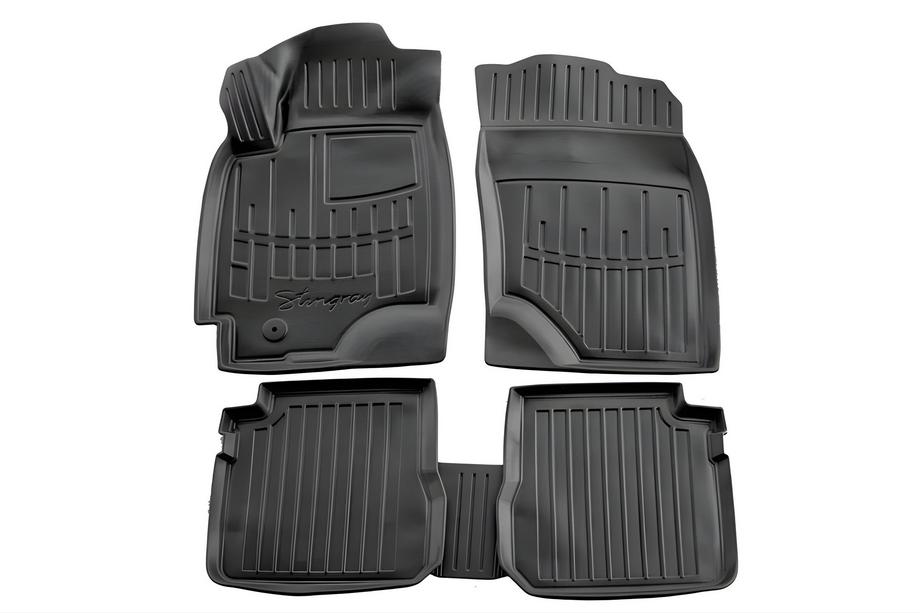 Mitsubishi Outlander 2001-2006 Stingray 3D Rubber Floor Mats (2003-2006, 5 pcs, Polyurethane) Image