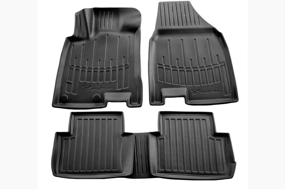 Nissan Qashqai 2007-2010 Stingray 3D Rubber Floor Mats (for +2, 5 pcs, Polyurethane) Image