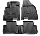 Nissan Qashqai 2010-2014 Stingray 3D Rubber Floor Mats (for +2, 5 pcs, Polyurethane) photo 1