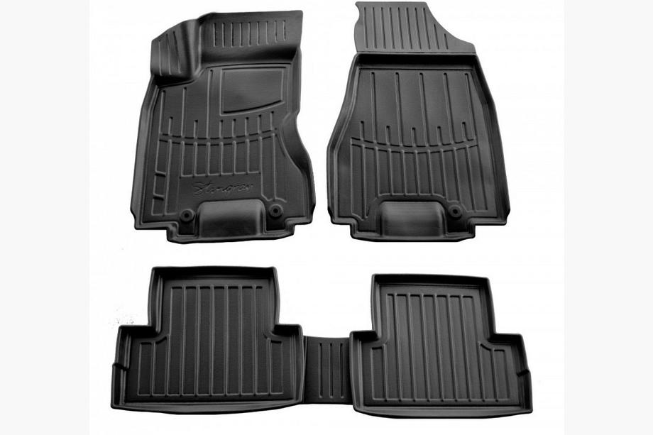 Nissan X-trail T31 2007-2014 Stingray 3D Rubber Floor Mats (5 pcs, Polyurethane) Image