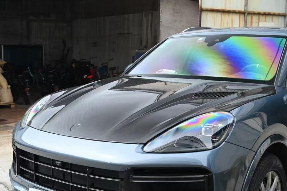 Porsche Cayenne 2018- Hood (Carbon) Photo 3