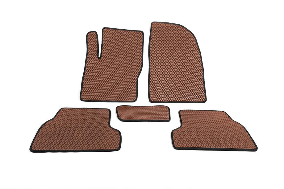 Ford Focus II 2008-2011 EVA Floor Mats (Brown) Image