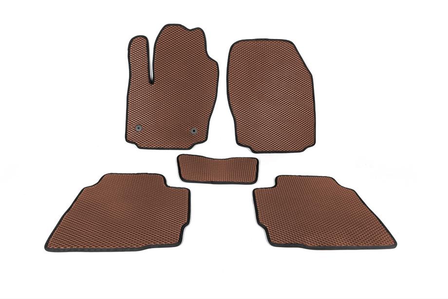 Ford Mondeo 2008-2014 EVA Floor Mats (Brown) Image