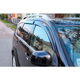 Window Deflectors (4 pcs, HIC) Peugeot 4007 2007-2013 photo 1
