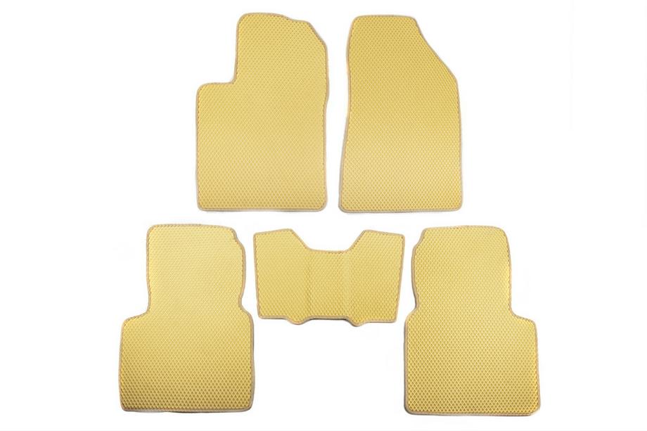 Hyundai Grandeur 2005-2011 EVA Floor Mats Polyurethane Beige Photo 1