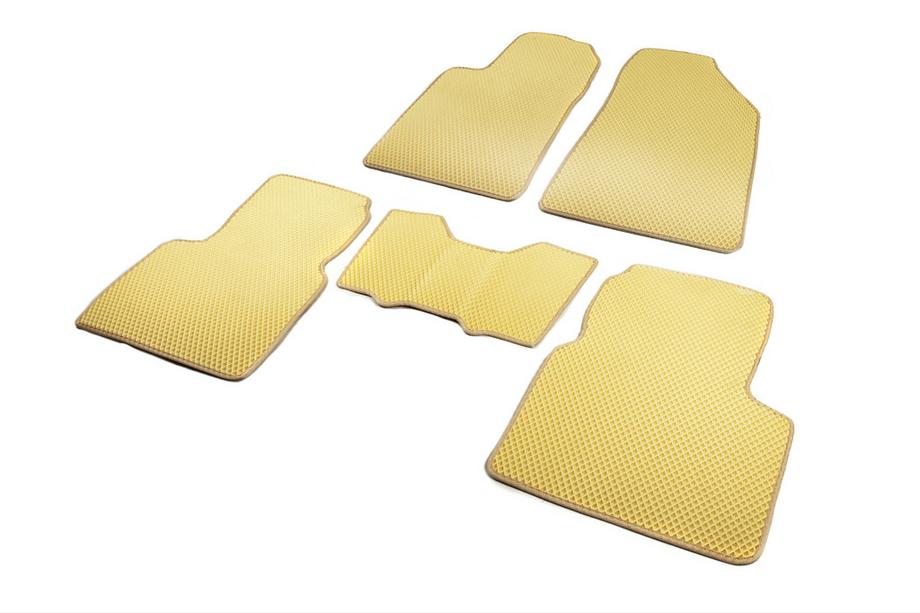 Hyundai Grandeur 2005-2011 EVA Floor Mats Polyurethane Beige Photo 2