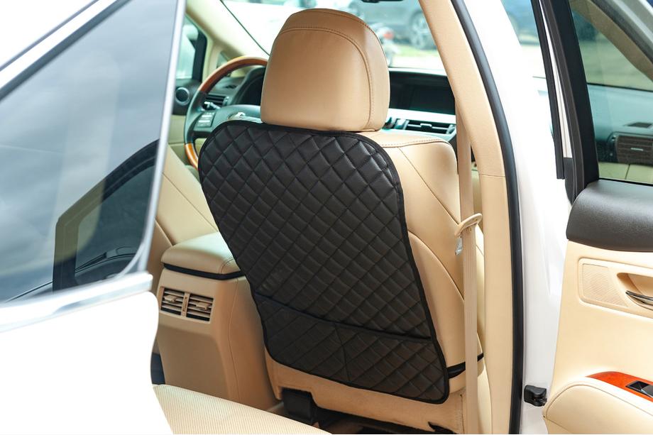 Car Seat Back Organizer ECO (1 pc, Black with Black Stitching) Photo 1