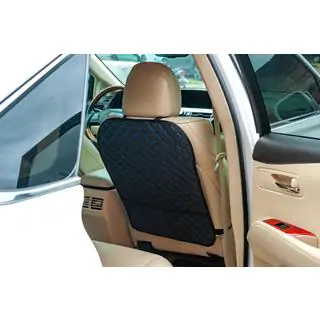 Car Seat Back Organizer ECO (1 pc, Black with Blue Stitching) photo 1