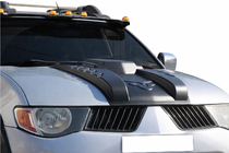 Mitsubishi L200 2006-2015 Hood Scoop V2 (ABS) photo 1