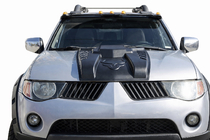 Mitsubishi L200 2006-2015 Hood Scoop V2 (ABS) photo 2