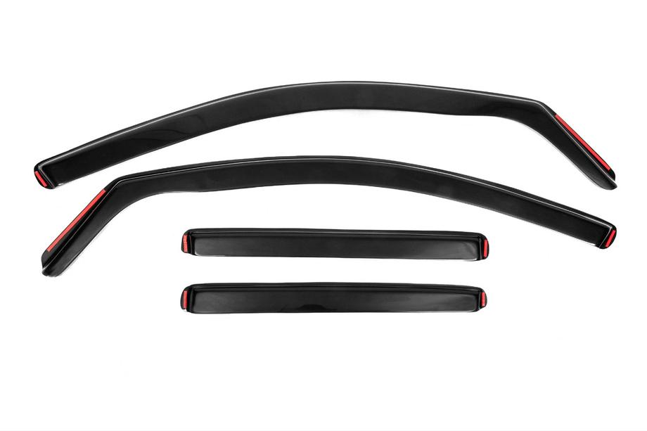 Volkswagen Tiguan 2007-2016 In-channel window deflectors (Esa, 4 pcs) Image