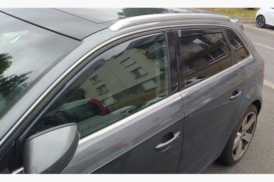 Audi A3 2012-2020 In-channel window deflectors Sportback (Esa, 4 pcs) Image