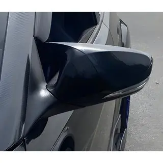 Mirror covers with turn signal cutout BMW-style (2 pcs)