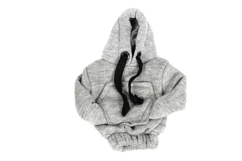 Gear Shift Cover Hoodie (grey, black drawstring) Photo 2