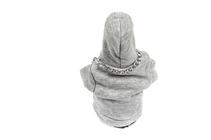 Gear Shift Cover Hoodie (grey, burgundy cord) photo 4