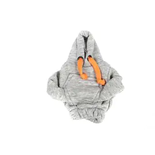 Gear Shift Cover Hoodie (grey, orange drawstring) photo 3