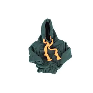 Gear Shift Knob Cover Hoodie Style (green, orange drawstring) photo 3
