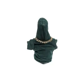 Gear Shift Knob Cover Hoodie Style (green, orange drawstring) photo 4