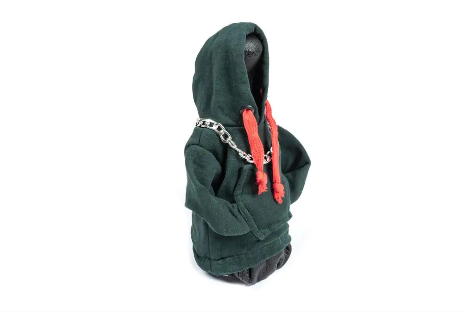 Gear Shift Cover Hoodie Style (green, red drawstring) Photo 2