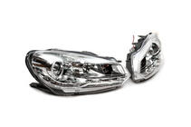 Volkswagen Golf 6 2008-2014 Front Headlights Silver (2 pcs, LED) photo 3