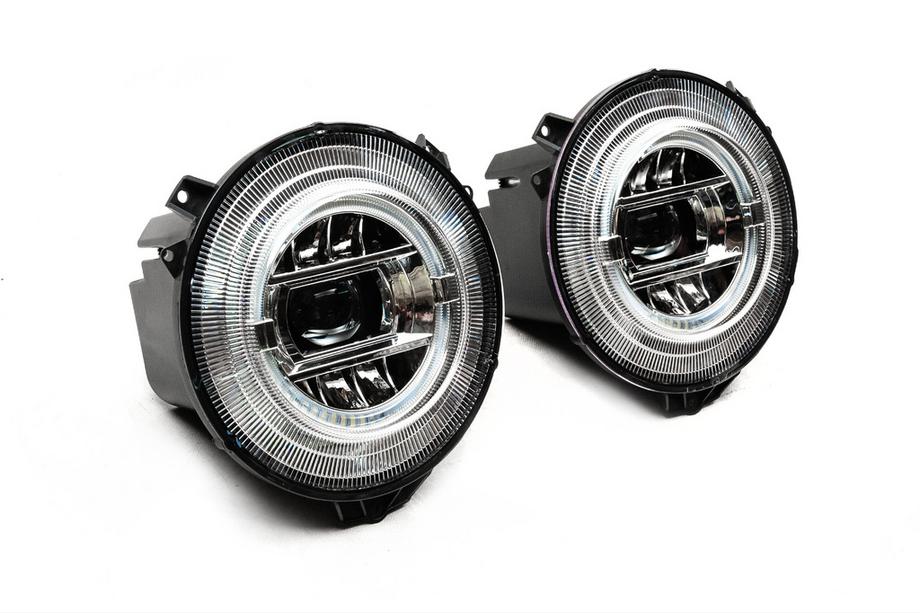 Mercedes G class W463 1990-2018 Headlights Design-2023 (2006-2017) Image