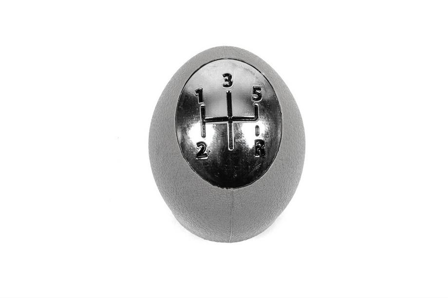Renault Megane III 2009-2016 Gear Shift Knob 5-Speed 8200276415 (Grey+Chrome) Image