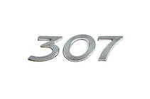 Peugeot 307 2001-2008 Emblem 307 (105mm x 30mm) photo 1