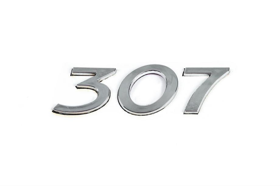 Peugeot 307 2001-2008 Emblem 307 (105mm x 30mm) Image
