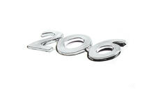 Peugeot 206 1998-2024 Badge 206 (90mm x 25mm) photo 2
